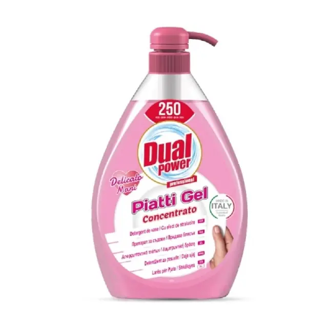 Dual Power Υγρό Πιάτων Delicate For Hands 1lt