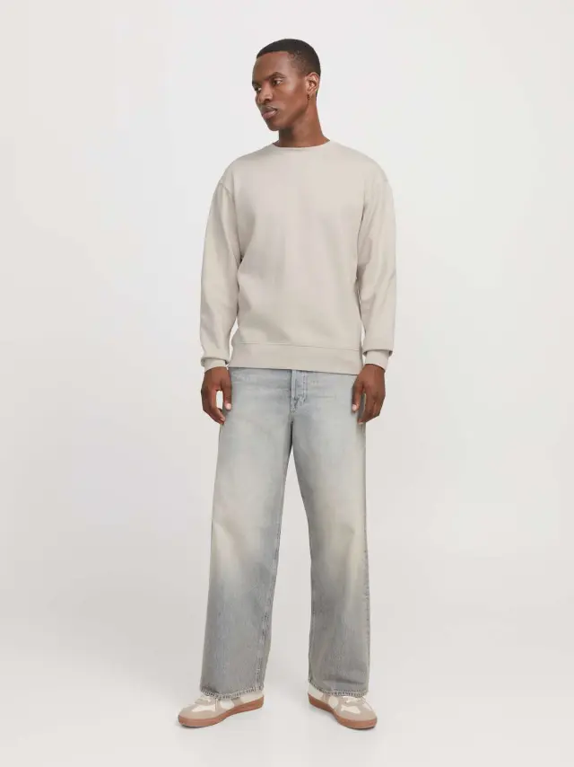 JJESTAR BASIC SWEAT CREW NECK NOOS Moonbeam 2