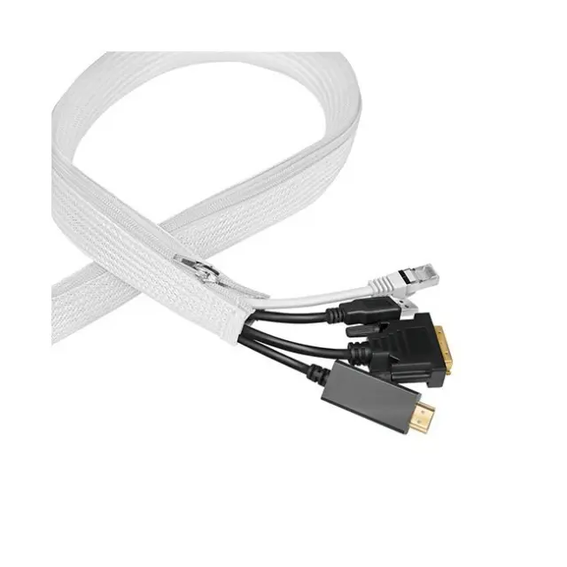 LogiLink Cable Organizer Flexible 5.0m x 50mm White (KAB0091)
