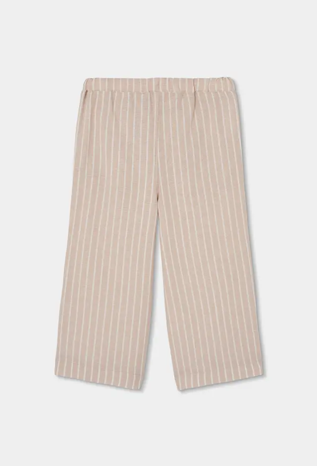 Boboli Linen παντελόνι ριγέ για κορίτσι 723024-9797 - 10 2