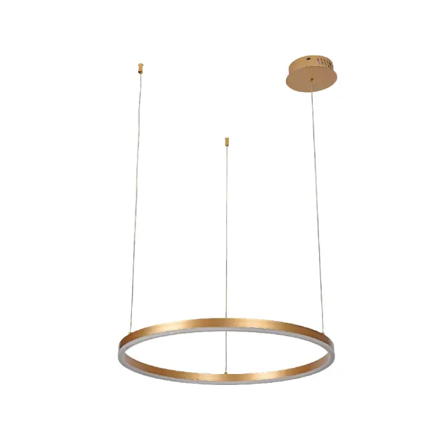 Inlight Κρεμαστό φωτιστικό LED 45W 3CCT (by switch on base) D:100cm (6095-AA-Golden) 3