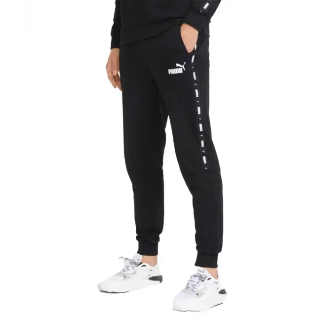 Puma Ess Tape Sweatpants (849042-01) - Μαύρο