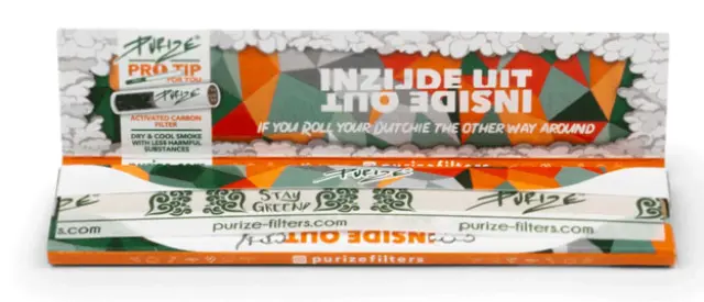 Purize Χαρτάκια Ακατέργαστο - «Inside Out» King Size Slim 32φ. 2
