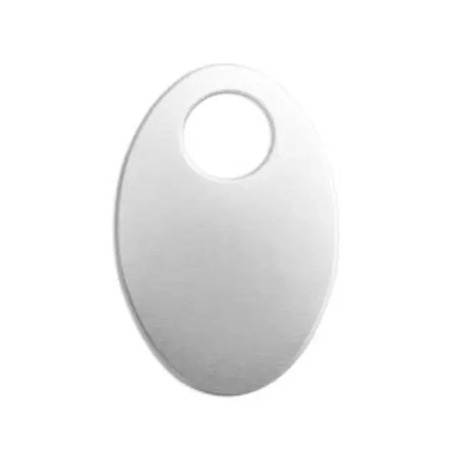 Μεταλλικό Σχήμα Οβάλ Alkeme - 30x20mm - 2τεμ