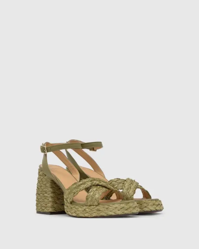 CASTANER SHOES VALERIETTE/258 OLIVE (025555 GREEN) - 41 2