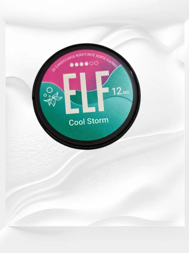 ELF Cool Storm 12mg - Nicotine Pouches.