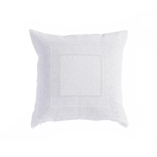 Διακοσμητική Μαξιλαροθήκη Nef-Nef Bernard 50x50 White 3