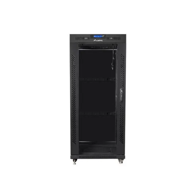 Lanberg Καμπίνα Rack 27U 600x600 LCD Black V2 (FF01-6627-12BL) 2