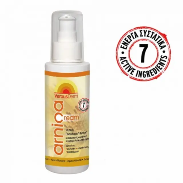 VarousDerm Arnica Cream Φυτική Κρέμα Σπρέι με Άρνικα Ελαιόλαδο & Πανθενόλη 100ml