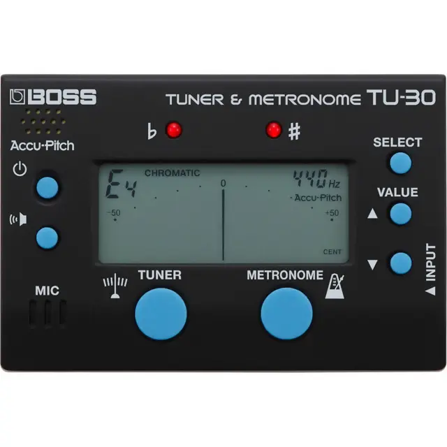 Boss TU-30 Μετρονόμος και Χορδιστήρι Χρωματικό