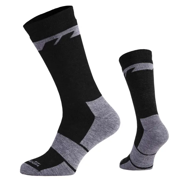 ALPINE MERINO SOCKS HEAVY EL14017 01-Black