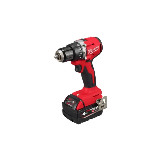 Milwaukee 4933492825 - Κρουστικό Δραπανοκατσάβιδο Μπαταρίας 18V, M18 BLPDRC-422C με 1 Μπαταρία 4Ah (1x 4Ah) + 1 Μπαταρία 2Ah (1x2Ah) + Φορτιστή + Βαλίτσα 3