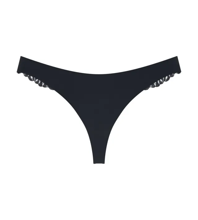 Triumph Σλιπ String Pretty Micro Μαύρο 2