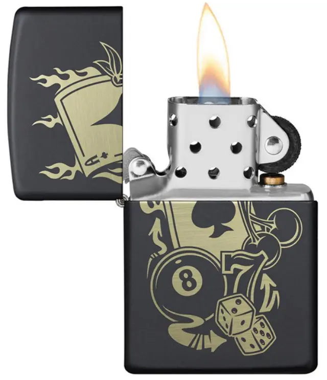 ZIPPO Αναπτήρας - Gambling Design (49257) 2