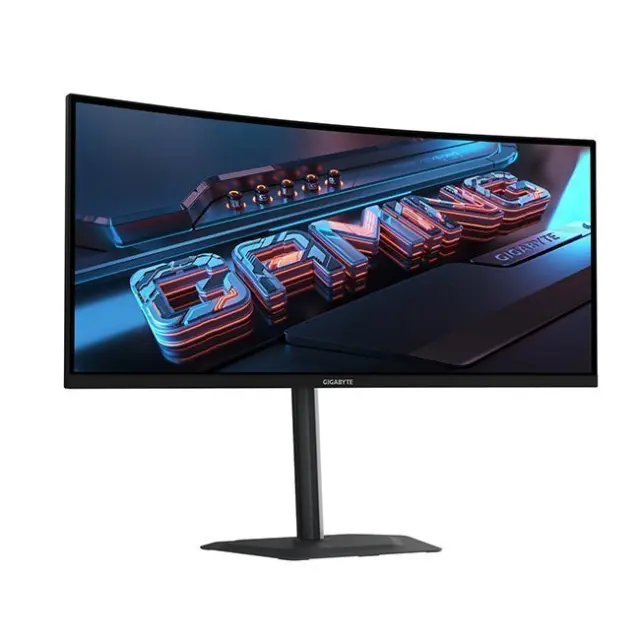 GIGABYTE G34WQC2 34” WQHD Curved Gaming Monitor - 3440 x 1440, 1500R, 200Hz, 1ms, 450 cd/m2, AMD FreeSync Premium, DisplayHDR 400, HDMI 2.0, Displayport 1.4 3
