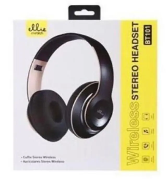 Ασύρματα On-ear Ακουστικά Ellietech BT101 Μαύρα