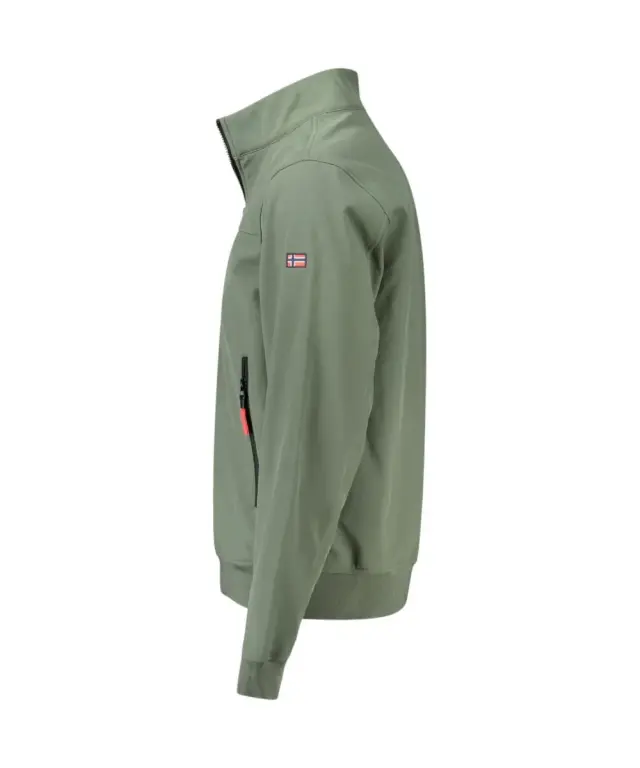 Norway Nautical School - Ανδρικό Μπουφάν Soft Shell 849139-ARMY10 Πράσινο - S 3