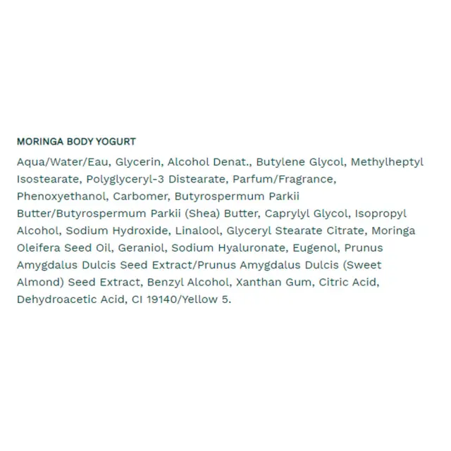 The Body Shop Moringa Body Yogurt 2