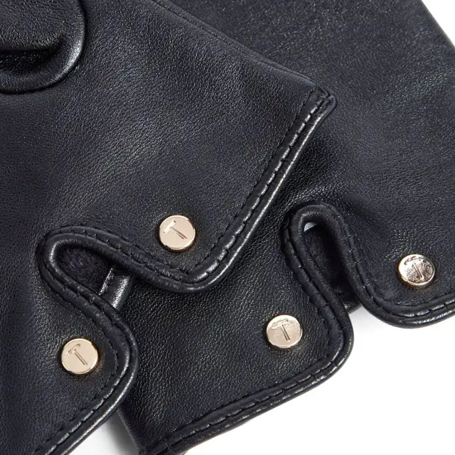 Γυναικεία Δερμάτινα Γάντια Ted Baker 281986-BLACK Μαύρα Μαύρο - M-L 3