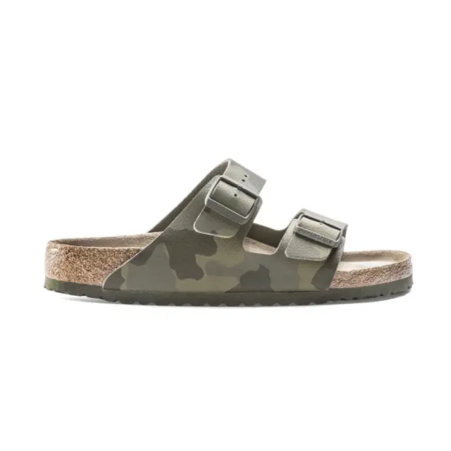 Birkenstock Πέδιλα Unisex Birko-Flor(ανθεκτικό υλικό της Birkenstock-επιτρέπει την επαφή με το νερό) Πράσινο BIR/ARIZONA SOFT 1019655 C/GREEN