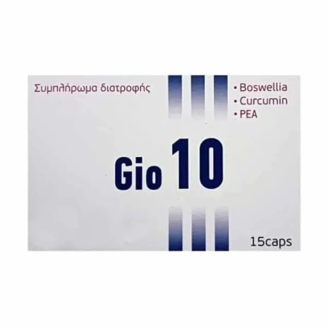 L-Aventura Gio10 Συμπλήρωμα Διατροφής με Boswellia, Curcumin & PEA 15caps