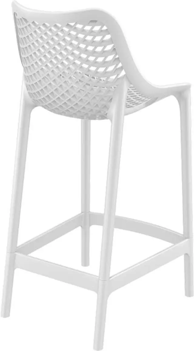 Σκαμπό Bar AIR Λευκό PP 44x51x65/95cm 2