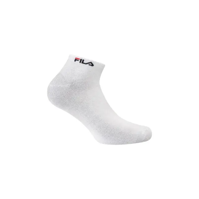 FILA Unisex Κάλτσες Σοσόνια Bamboo Invisible Plain- 3 Ζεύγη, Χρώμα Μαύρο-Λευκό-Γκρι 2