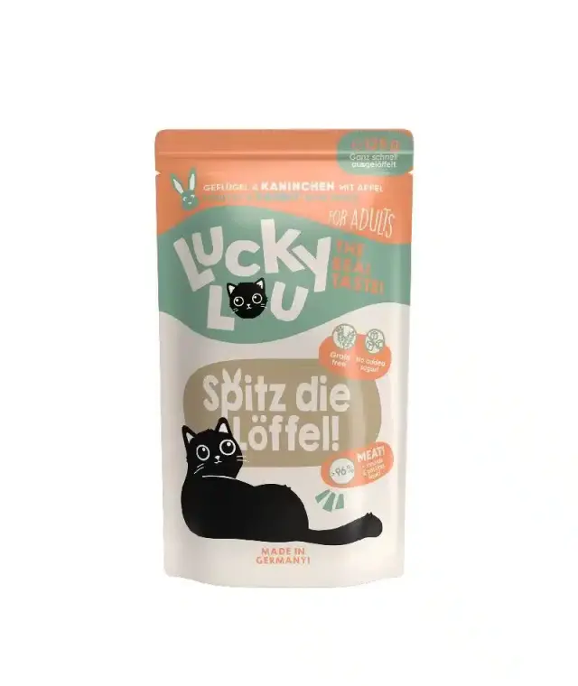 Lucky Lou LifeStage Adult Πουλερικά & Κουνέλι (με Μήλο) 125gr