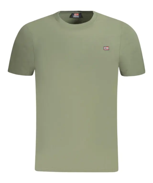 Norway Nautical School - Ανδρικό T-shirt Κοντομάνικο Basic 836010-ARMY Πράσινο