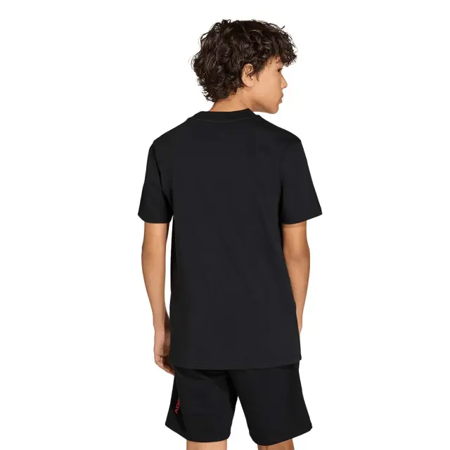 adidas Sportswear Boy's Slogan Single Jersey Tee Μαύρο KG5188 (adidas Sportswear) - 128 2