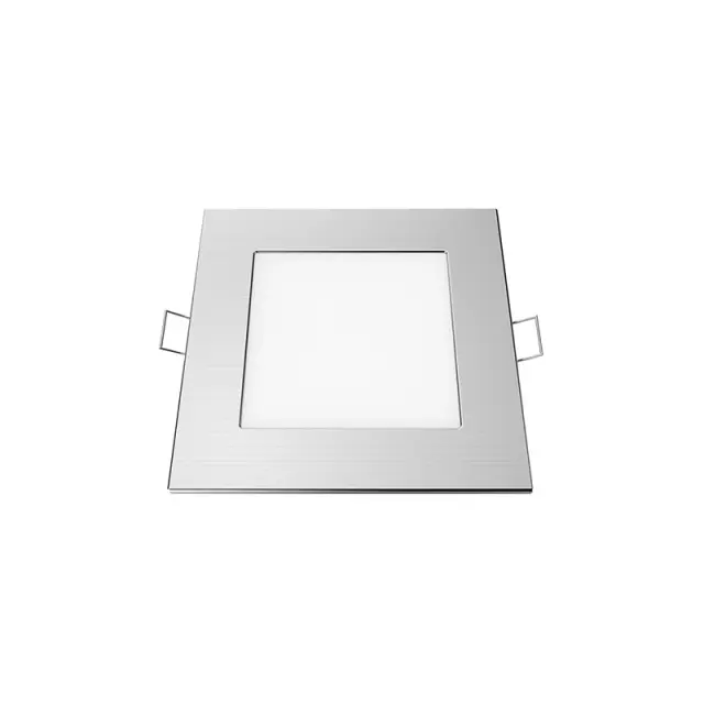 LED ΠΑΝΕΛ ΧΩΝΕΥΤΟ 230V AC 6W 6500K 470LM Ra80 Φ118mm ΝΙΚΕΛ ΜΑΤ ΣΤΡΟΓΓΥΛΟ / PENU665SNM