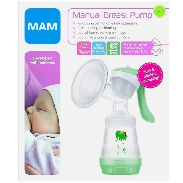 Mam Χειροκίνητο Απλό Θήλαστρο Easy Start Πράσινο 160ml 2