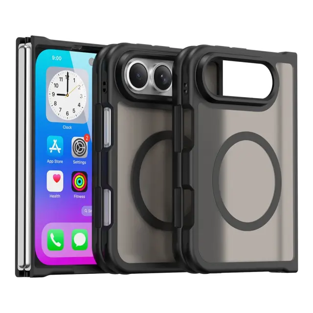 Techsuit® HaloFrost II MagSafe για iPhone Duo -Black