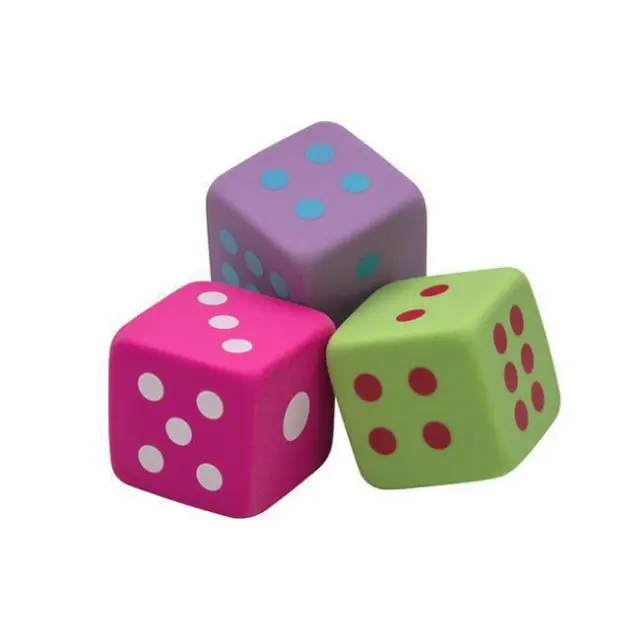Wedo Γόμες Σετ Χρωματιστά Ζάρια (5994599)