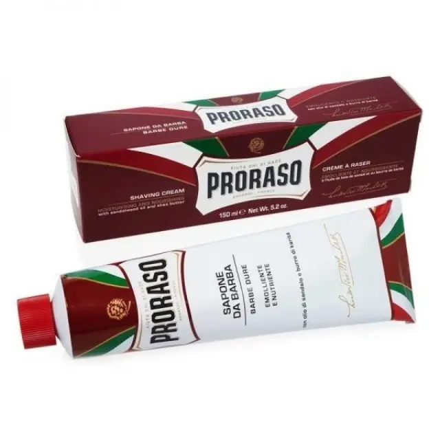 Proraso Barbe Dure Κρέμα Ξυρίσματος για Ξηρές & Ευαίσθητες Επιδερμίδες 150ml