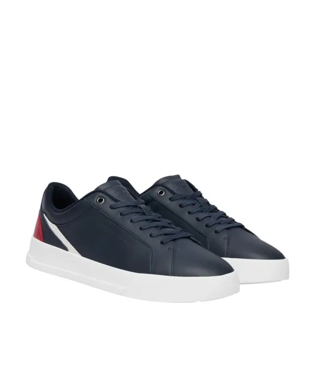 Tommy Hilfiger - Ανδρικά Sneakers Th Court Premium FM0FM05879-DW5 Μπλε Σκούρο 2