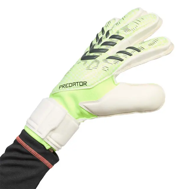 adidas Performance Adult Predator Match Fingersave Goalkeeper Gloves Λαχανί JN5353 (adidas Performance) 2