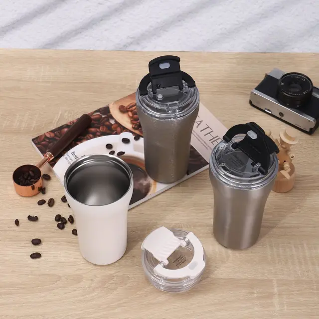 Φορητό παγούρι-θερμός - 380ml - 312550 - Grey Stone 2