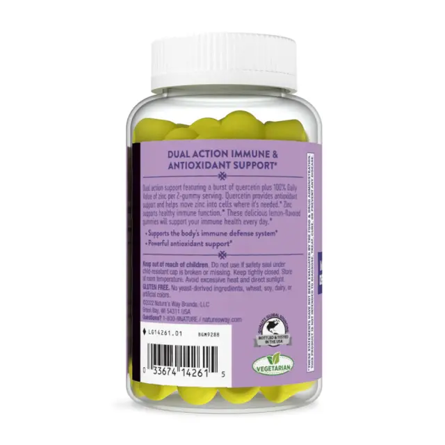 Nature's Way Quercetin Gummies with Zinc 3