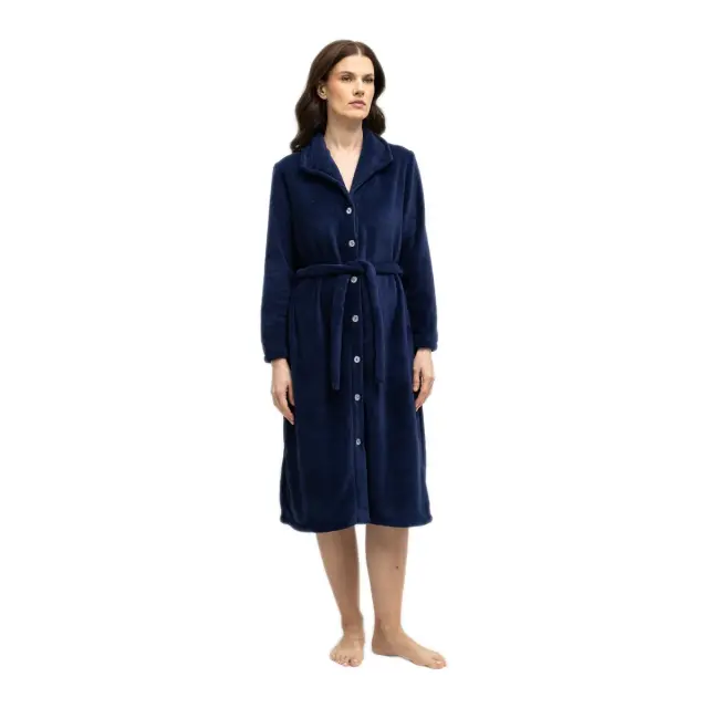 Giota Γυναικεία Ρόμπα Fleece, Χρώμα Σκούρο Μπλε