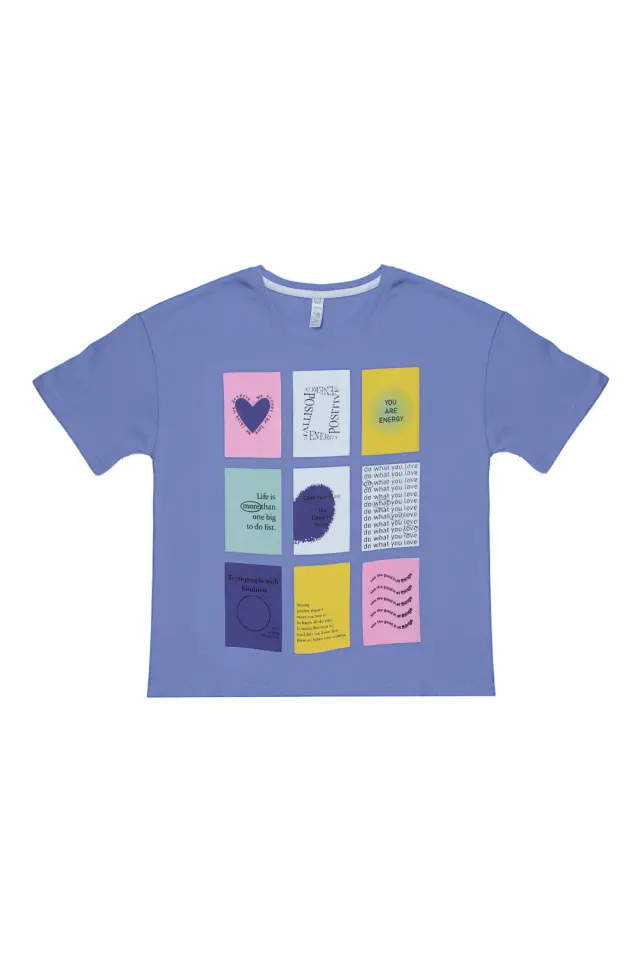T-Shirt Kid You Are Energy Λιλά