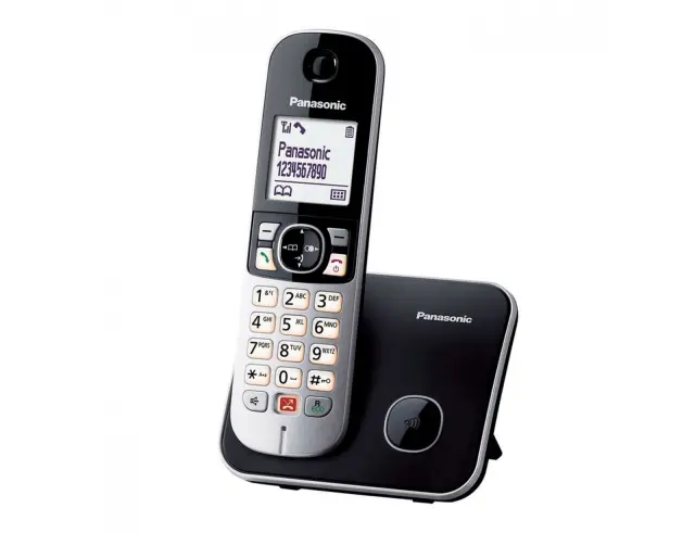 Ασύρματο Τηλέφωνο Panasonic KX-TG6851GRB Μαύρο (KX-TG6851GRB) (PANKXTG6851GRB)