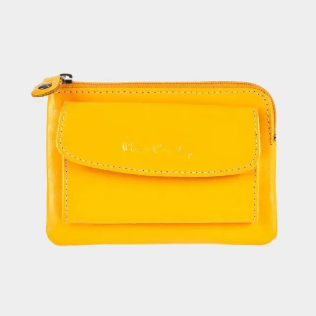 Δερμάτινο Πορτοφόλι Για Κέρματα Pierre Cardin 1749-Tilak Κίτρινο - ONESIZE