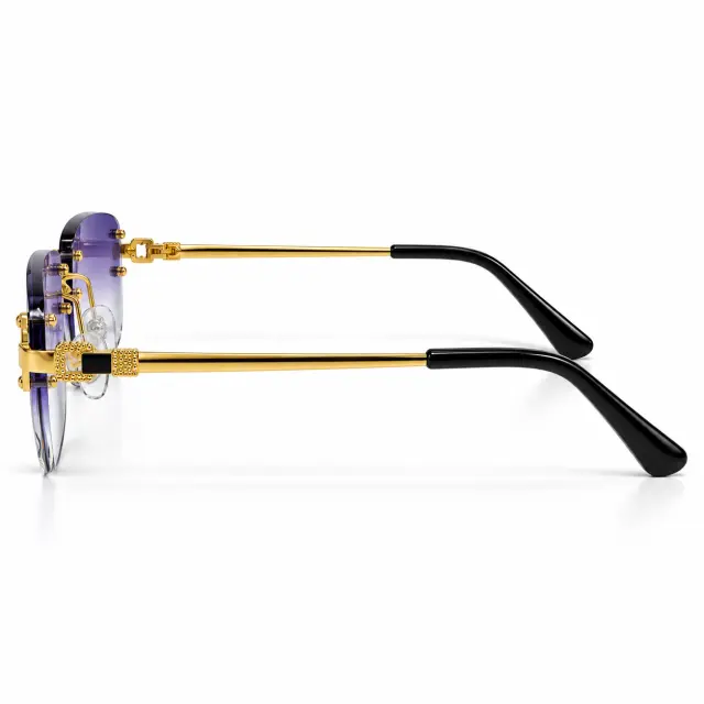 Ghetto Palette Sunglasses Purple Gold | Unisex 3