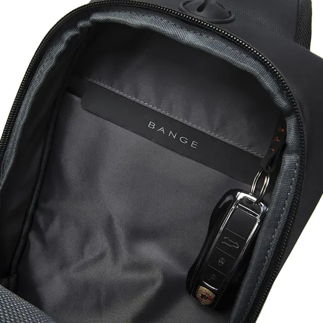 Τσαντάκι ώμου χιαστί crossbody Bange 7210 μαύρο - One Size 3