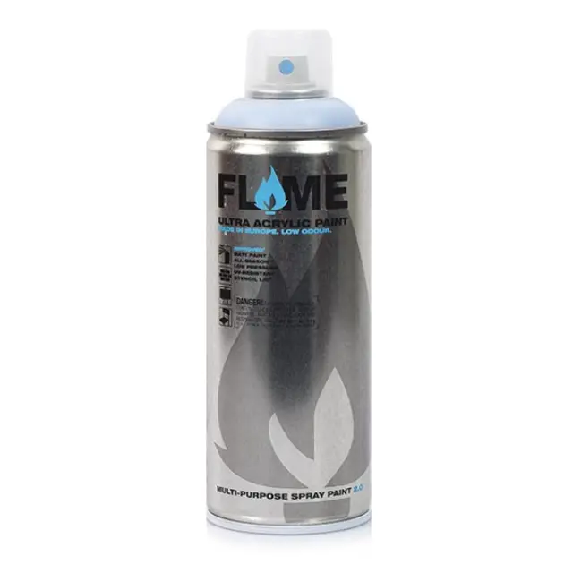 Flame Blue Spray Paint 400ml FB-524 Denim Pastel Blue