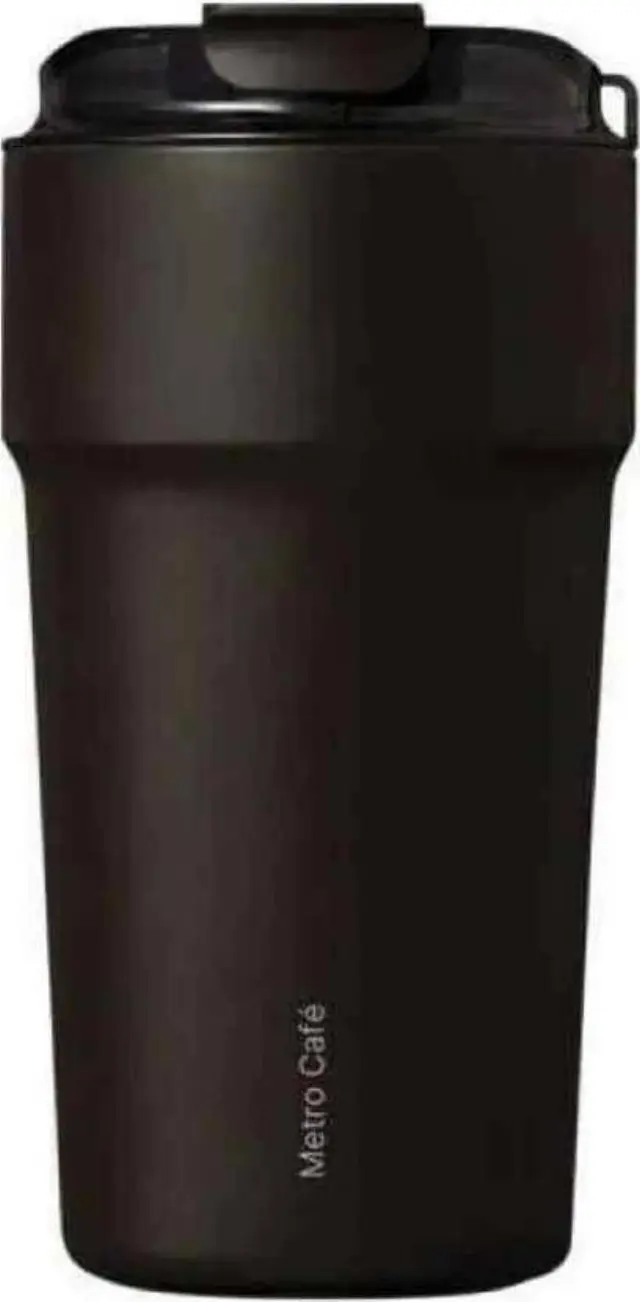 Lock & Lock Κούπα Θερμός Ανοξείδωτη Metro 500ml Μαύρη