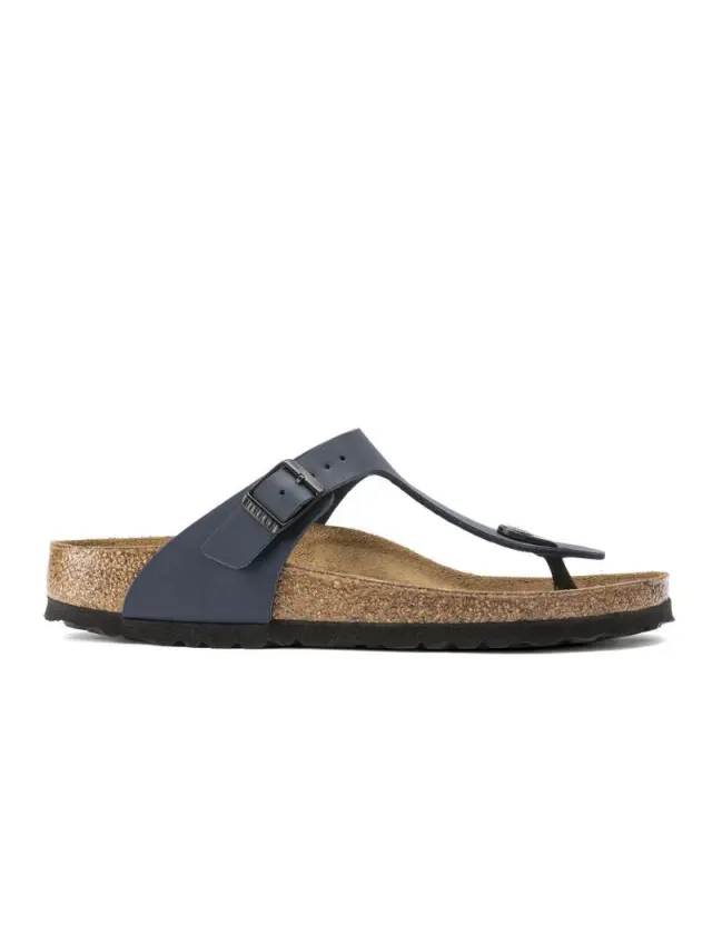 Birkenstock Σαγιονάρες Unisex Birko-Flor(ανθεκτικό υλικό της Birkenstock-επιτρέπει την επαφή με το νερό) Μπλέ BIR/GIZEH 143621 BLUE 3