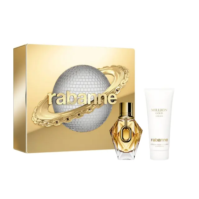 Million Gold For Her Eau De Parfum Set 50ml & Lotion Pour Le Corps Body Lotion 100ml