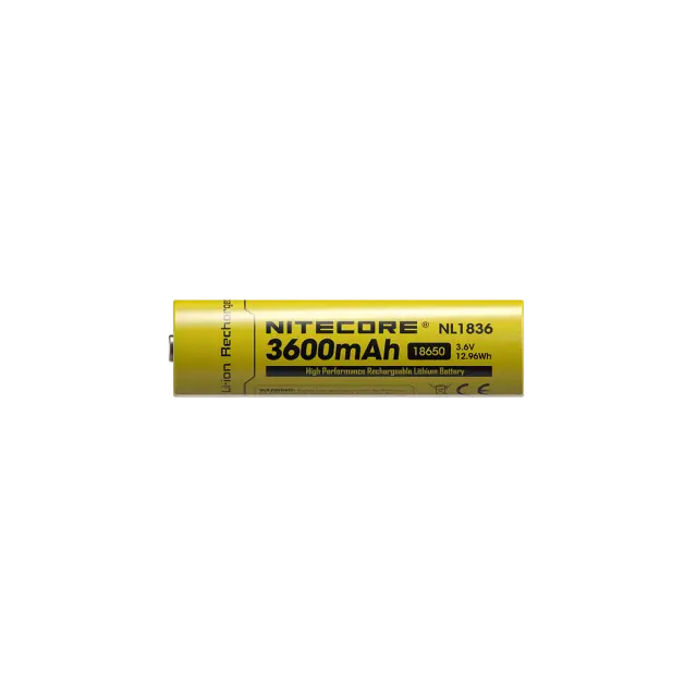 ΜΠΑΤΑΡΙΑ NITECORE 18650 / 3600mAh (τιμή τεμαχίου), NL1836 3